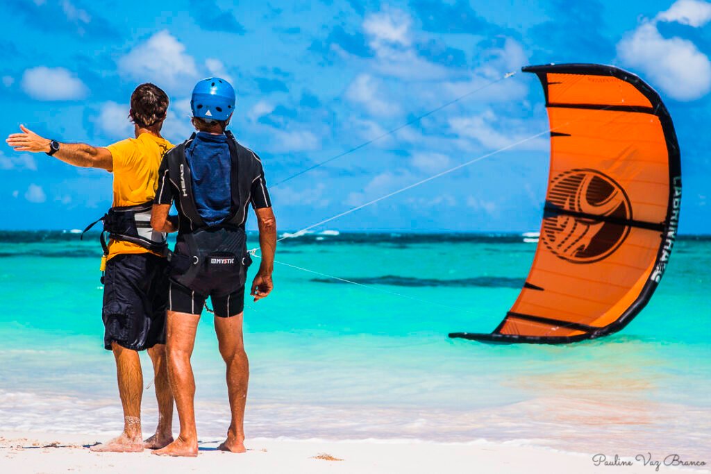 Kite course wind window
